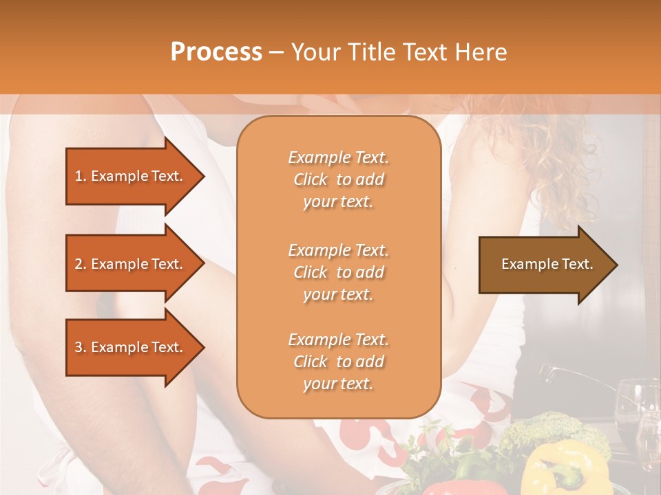 Couple In The Kitchen PowerPoint Template