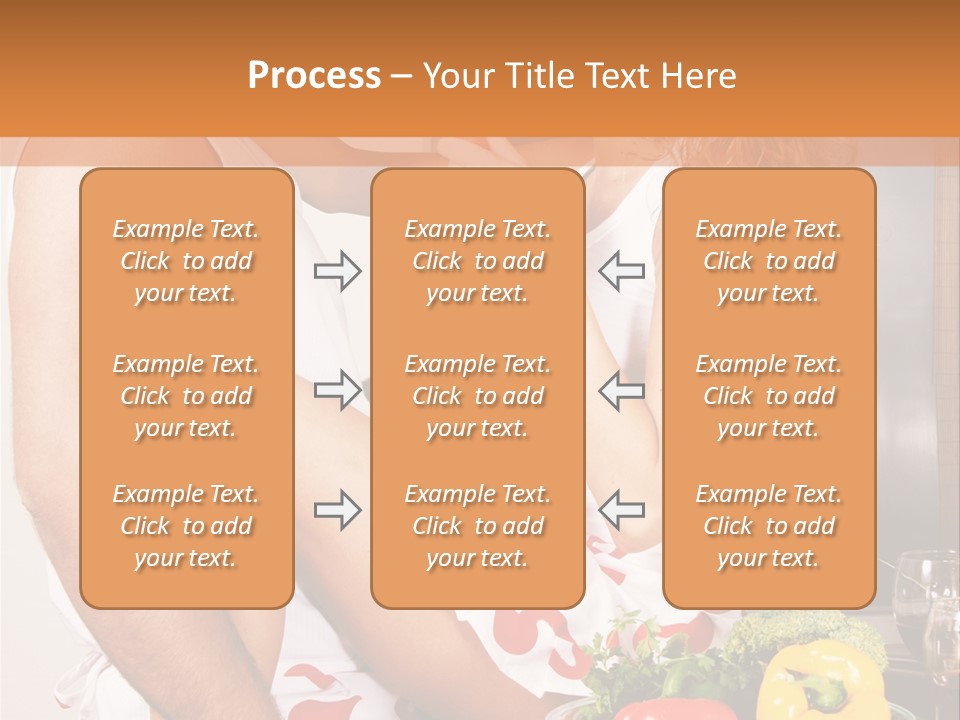 Couple In The Kitchen PowerPoint Template