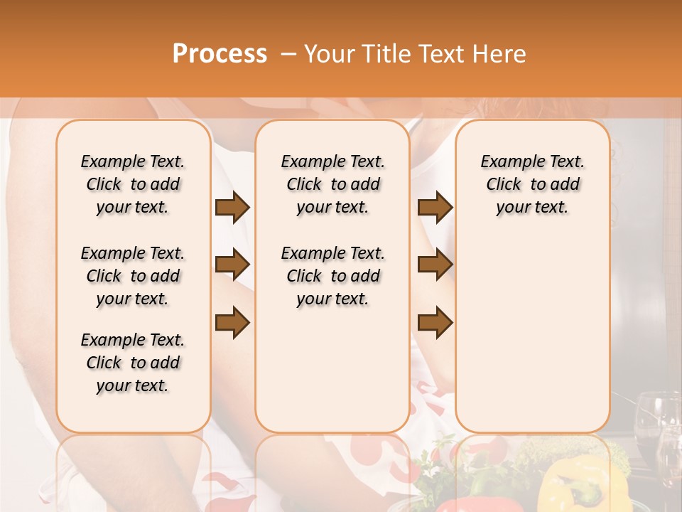 Couple In The Kitchen PowerPoint Template