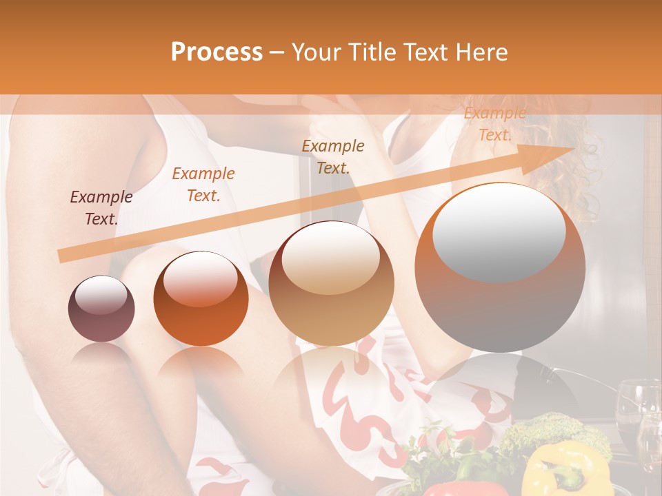 Couple In The Kitchen PowerPoint Template