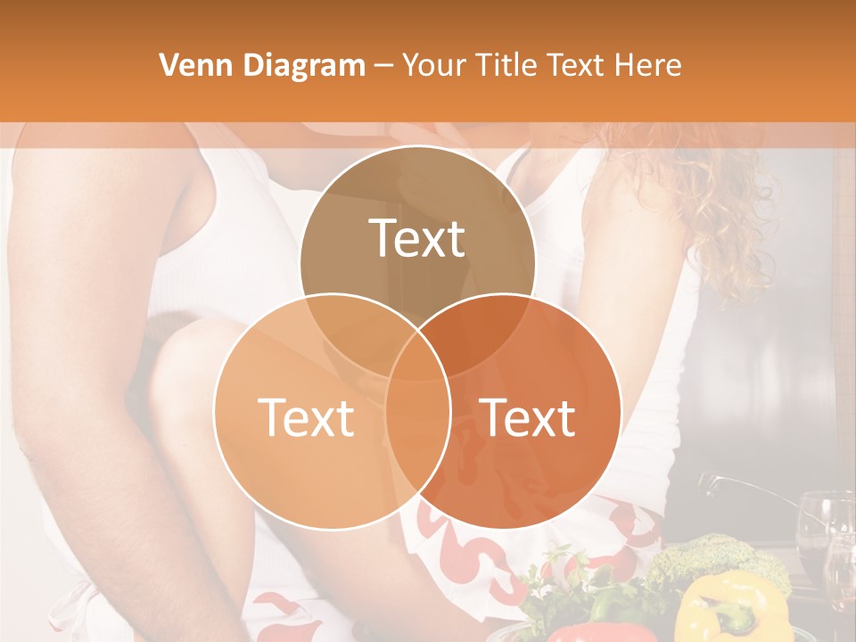 Couple In The Kitchen PowerPoint Template