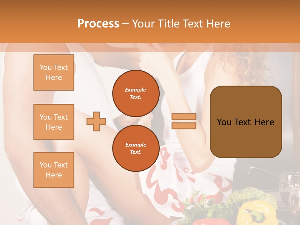 Couple In The Kitchen PowerPoint Template