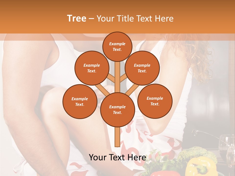 Couple In The Kitchen PowerPoint Template