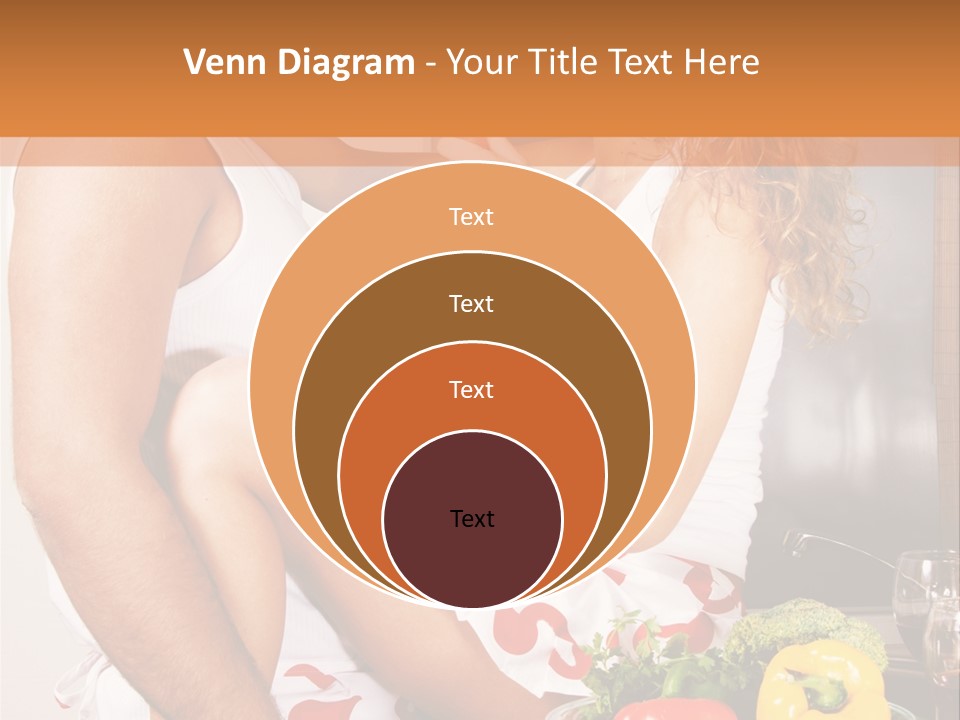 Couple In The Kitchen PowerPoint Template