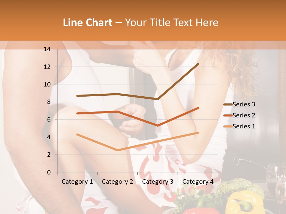Couple In The Kitchen PowerPoint Template