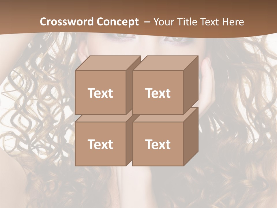 Perming Hair PowerPoint Template