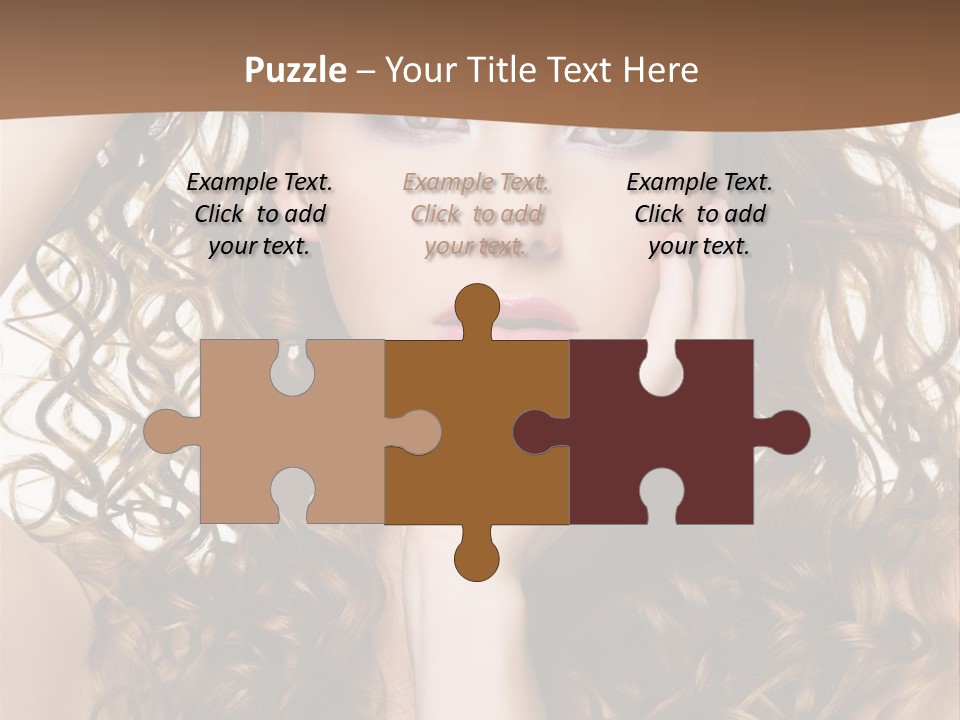 Perming Hair PowerPoint Template