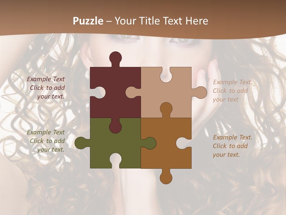 Perming Hair PowerPoint Template