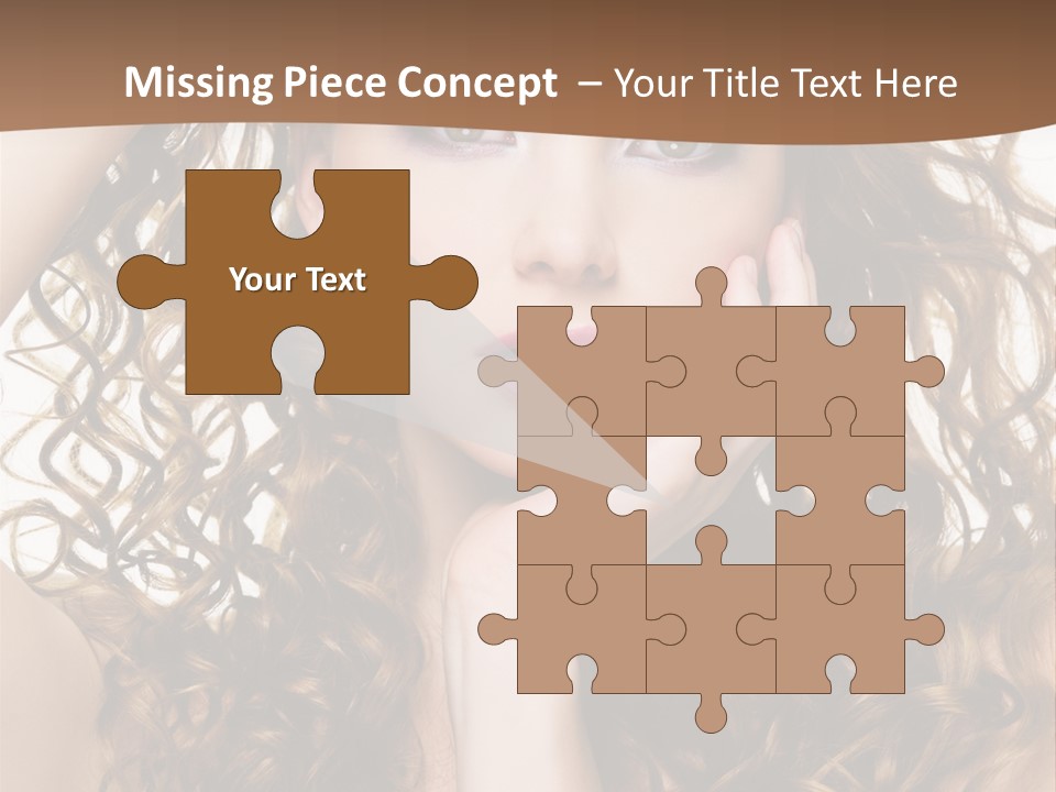 Perming Hair PowerPoint Template