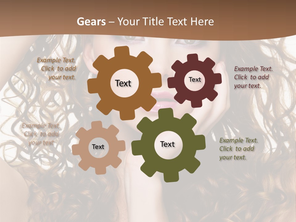 Perming Hair PowerPoint Template