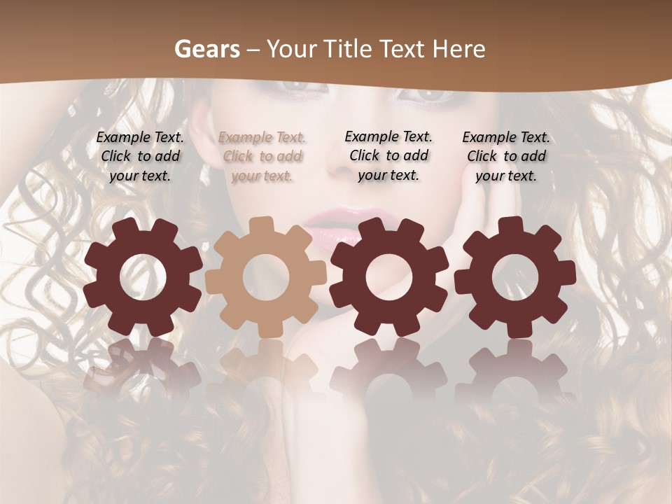 Perming Hair PowerPoint Template