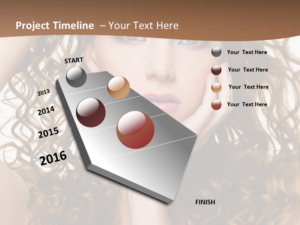 Perming Hair PowerPoint Template