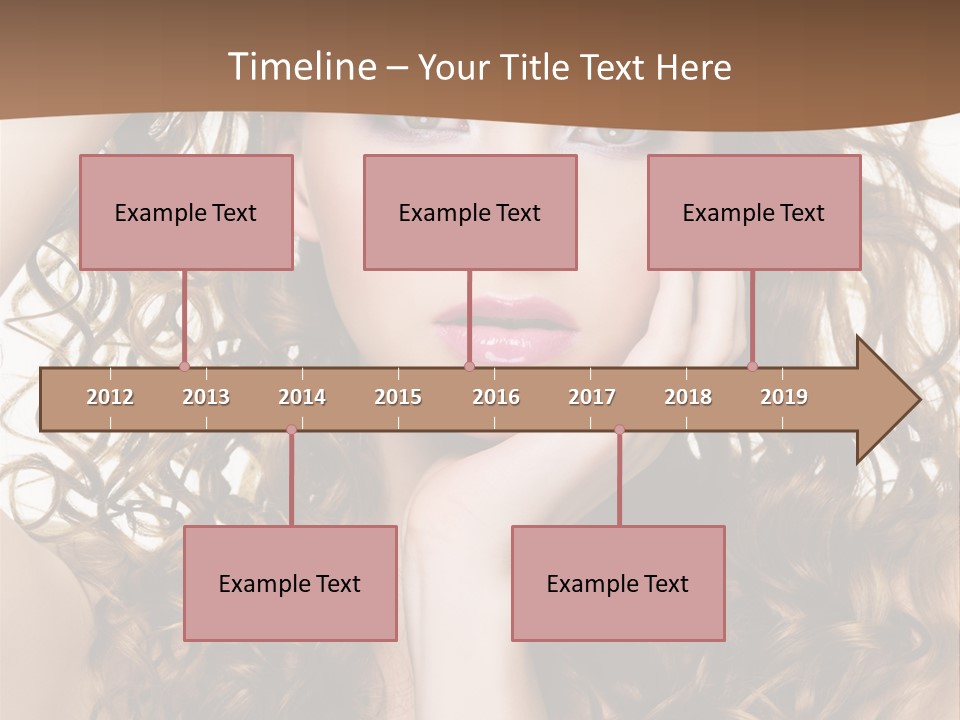 Perming Hair PowerPoint Template