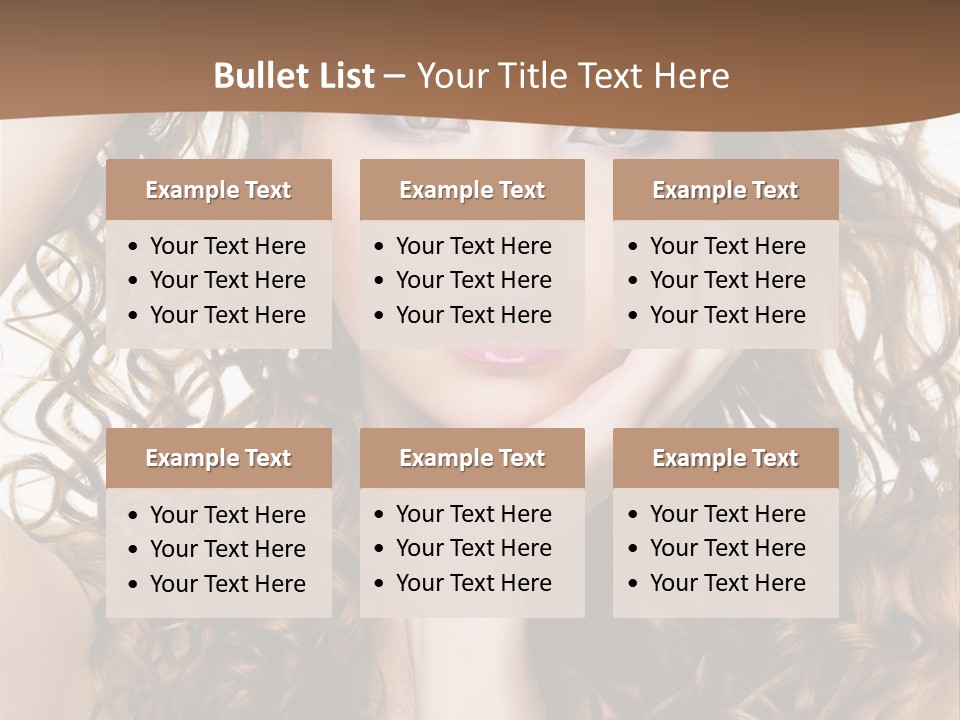 Perming Hair PowerPoint Template