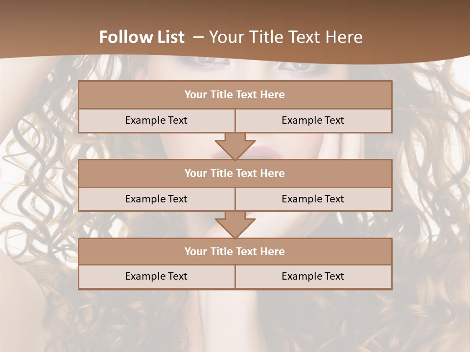Perming Hair PowerPoint Template