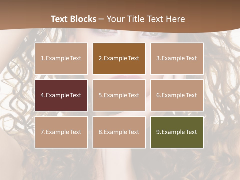 Perming Hair PowerPoint Template