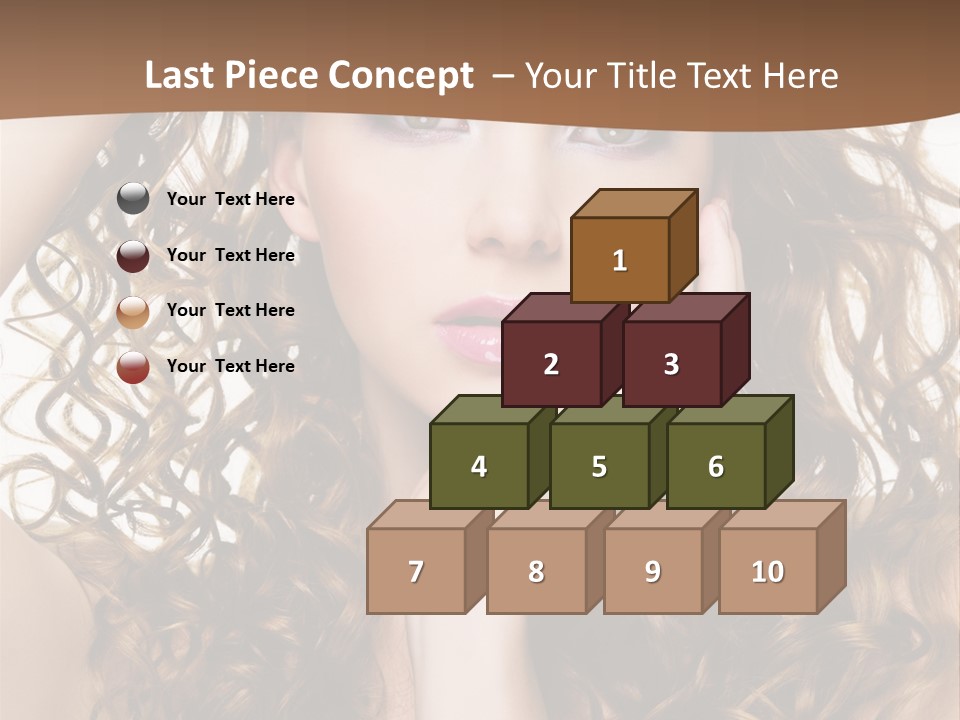 Perming Hair PowerPoint Template