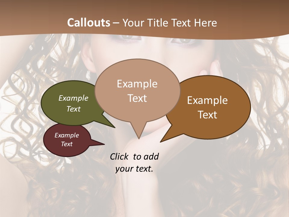 Perming Hair PowerPoint Template