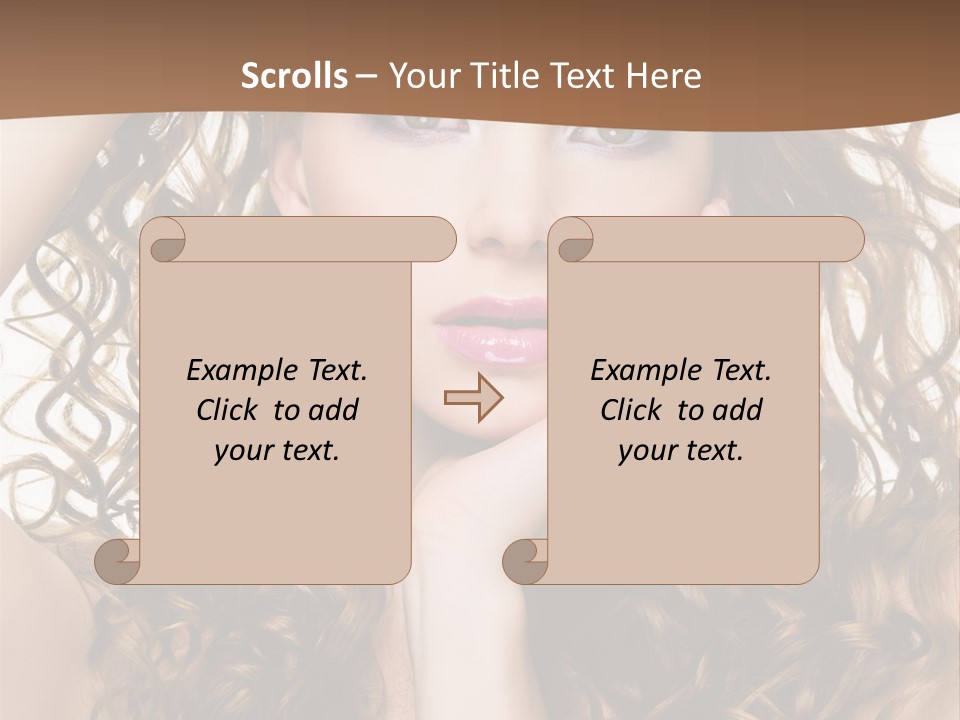 Perming Hair PowerPoint Template