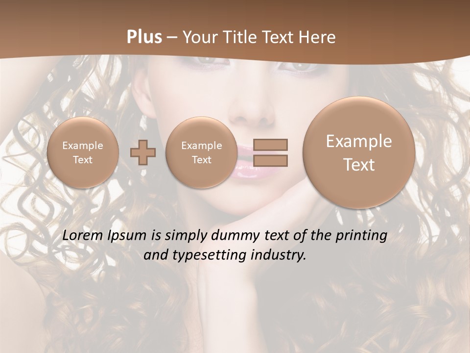 Perming Hair PowerPoint Template