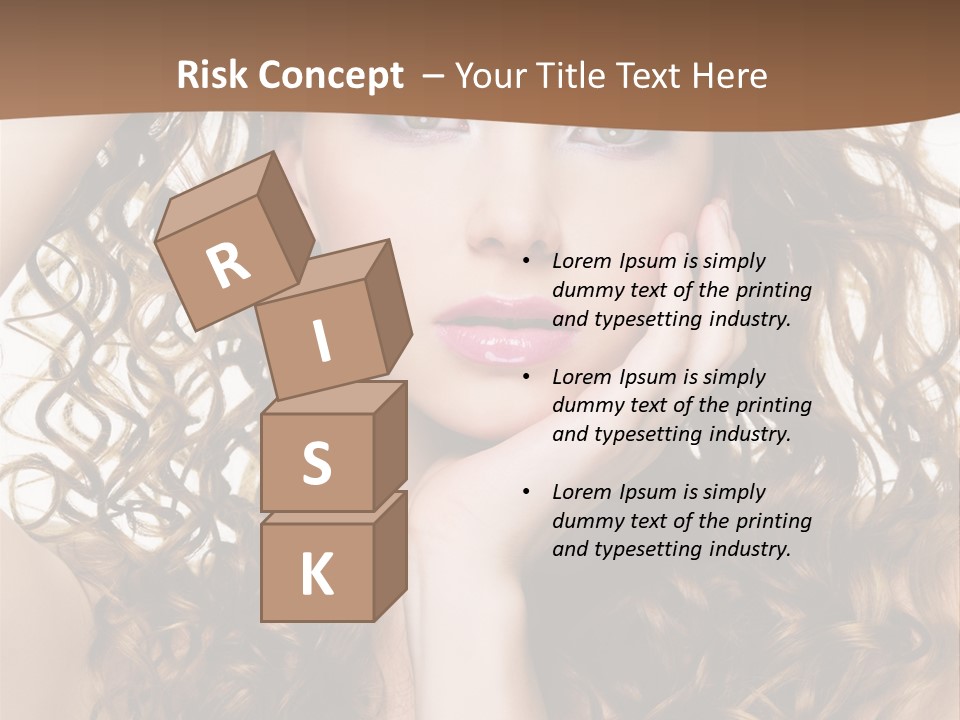 Perming Hair PowerPoint Template