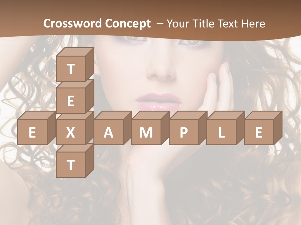 Perming Hair PowerPoint Template