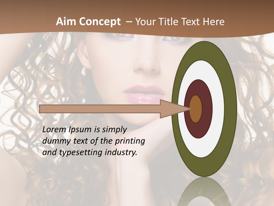 Perming Hair PowerPoint Template