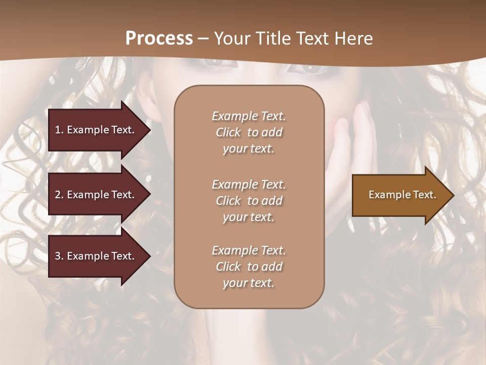 Perming Hair PowerPoint Template
