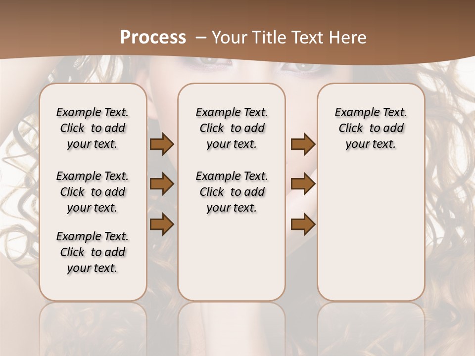 Perming Hair PowerPoint Template