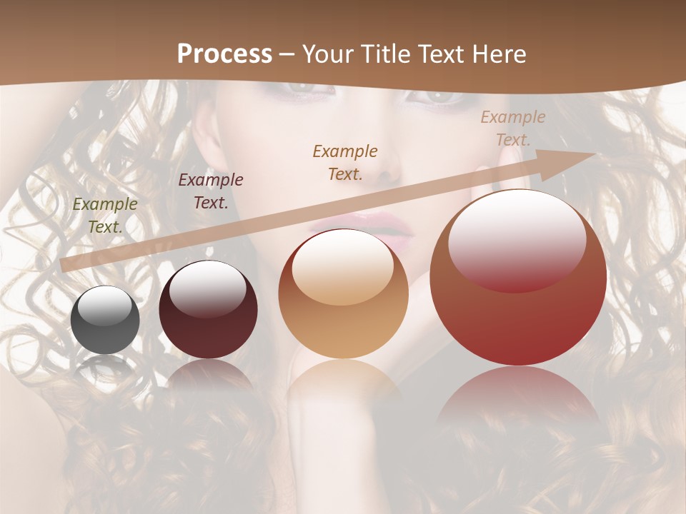 Perming Hair PowerPoint Template