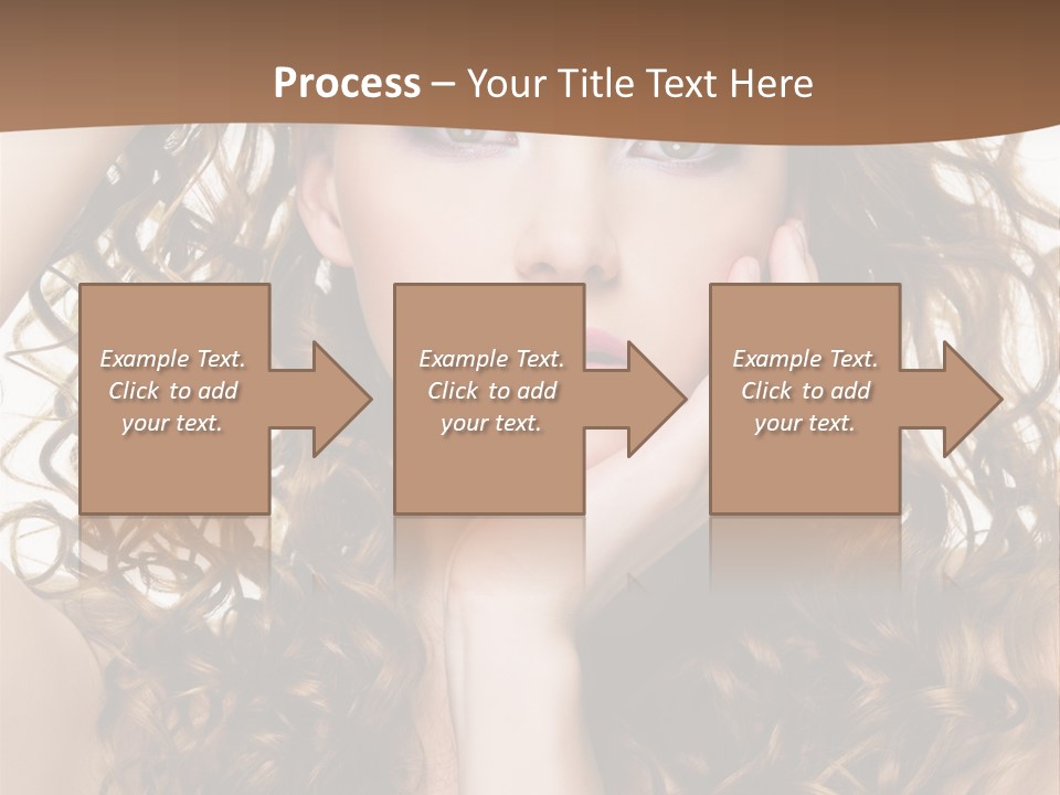 Perming Hair PowerPoint Template