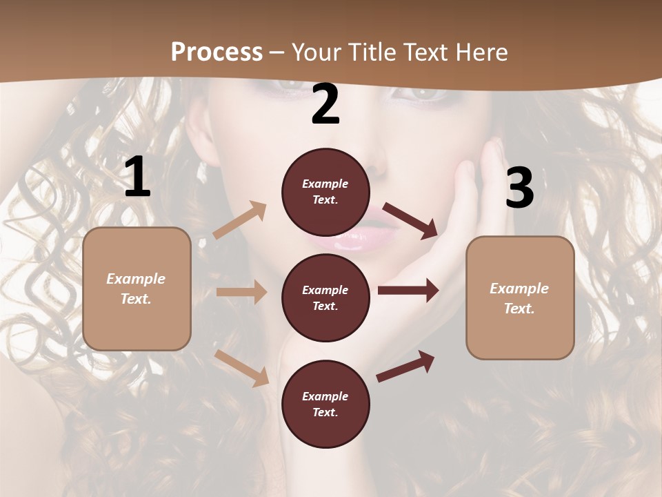 Perming Hair PowerPoint Template