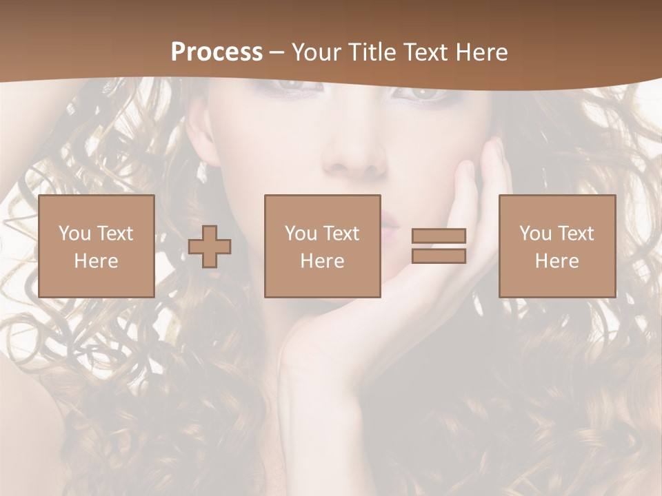 Perming Hair PowerPoint Template