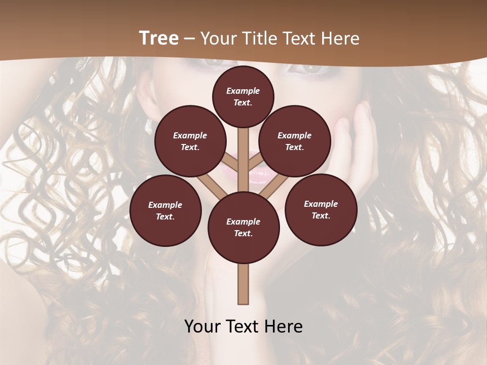 Perming Hair PowerPoint Template