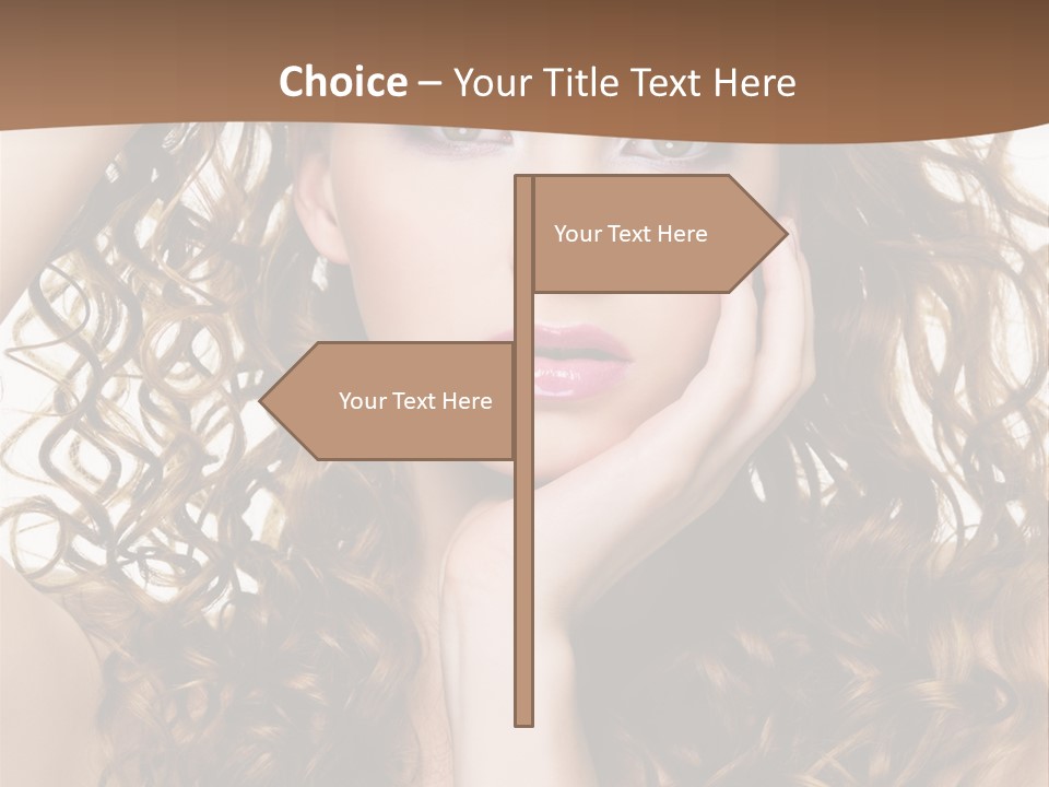 Perming Hair PowerPoint Template