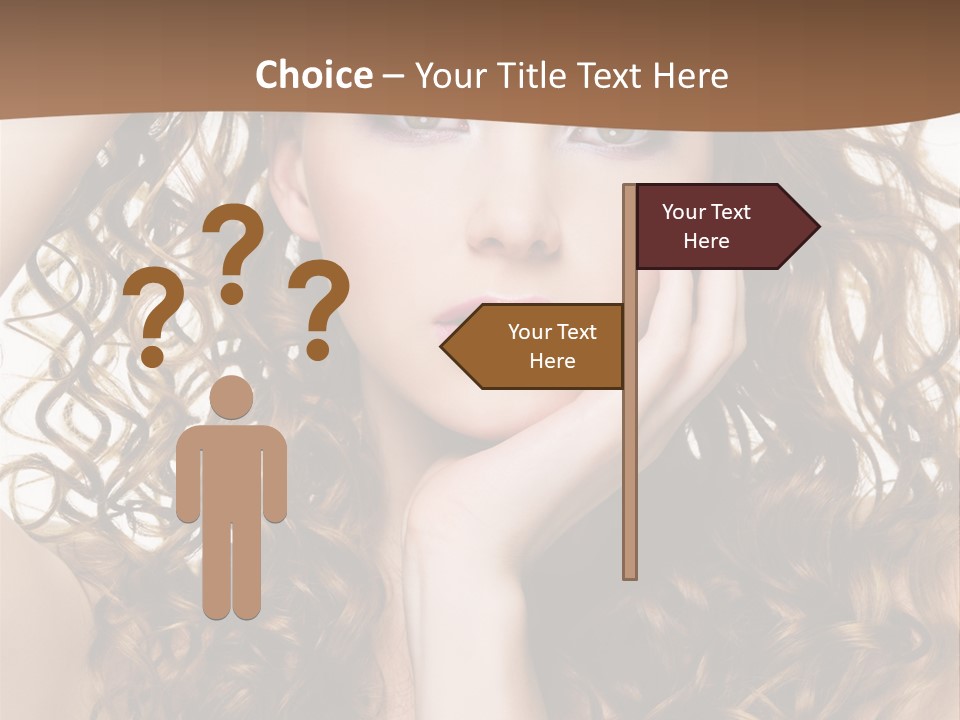 Perming Hair PowerPoint Template