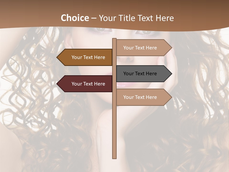 Perming Hair PowerPoint Template
