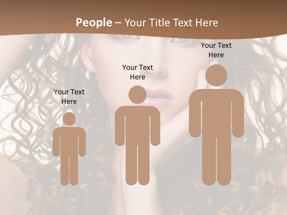 Perming Hair PowerPoint Template