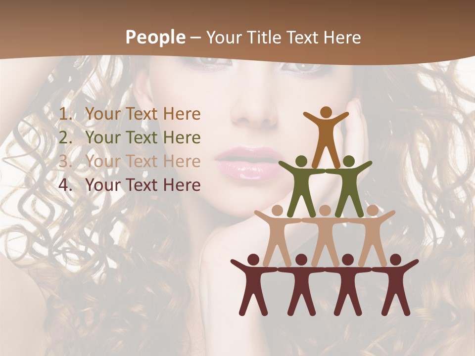 Perming Hair PowerPoint Template