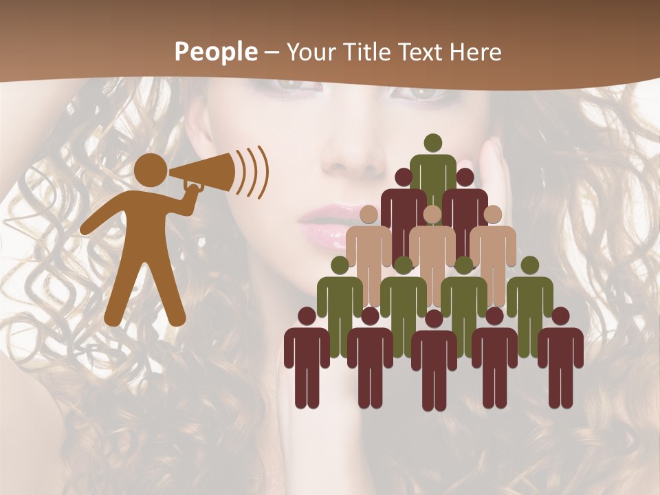Perming Hair PowerPoint Template