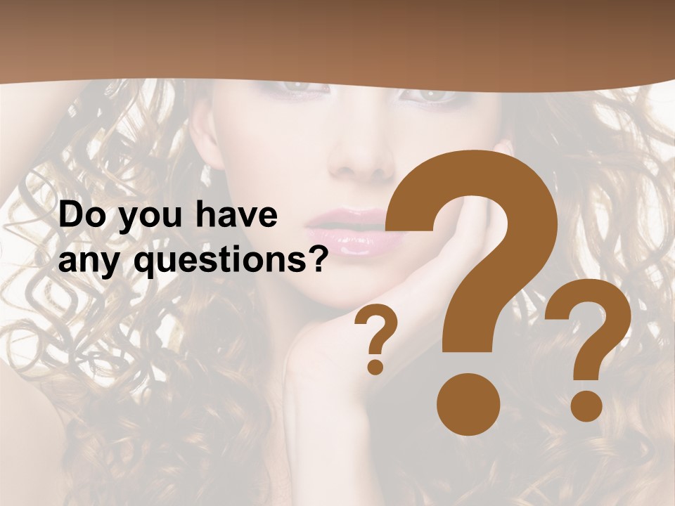 Perming Hair PowerPoint Template