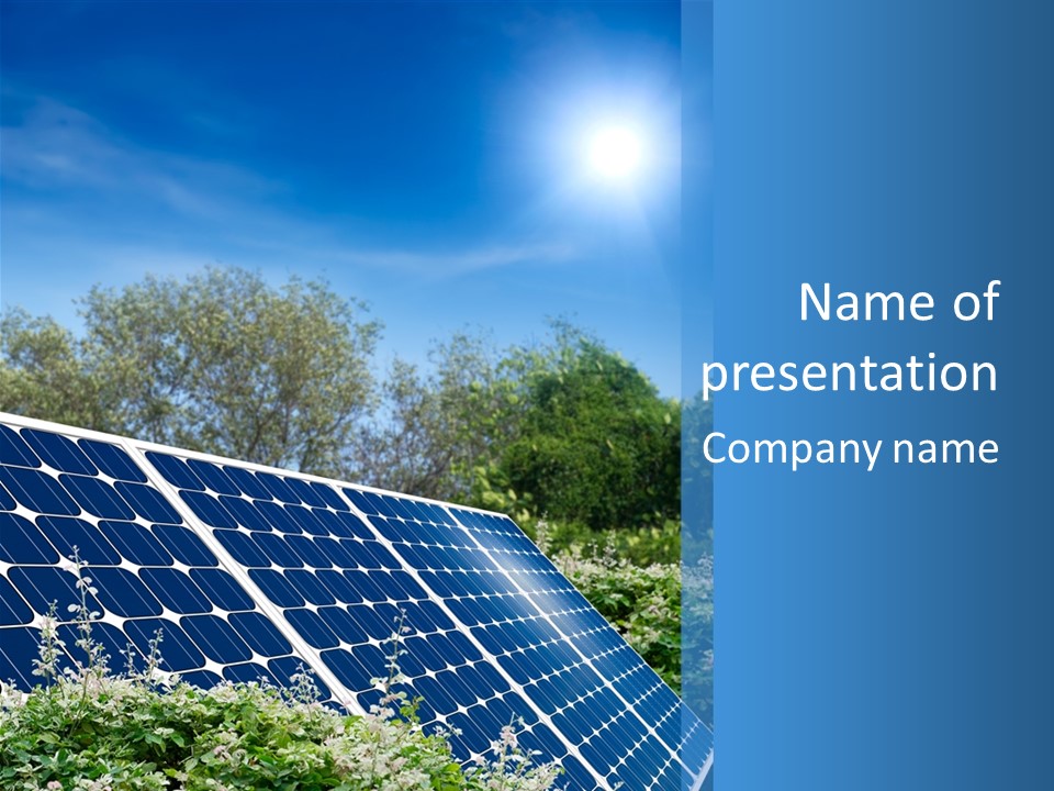 Solar Panel PowerPoint Template