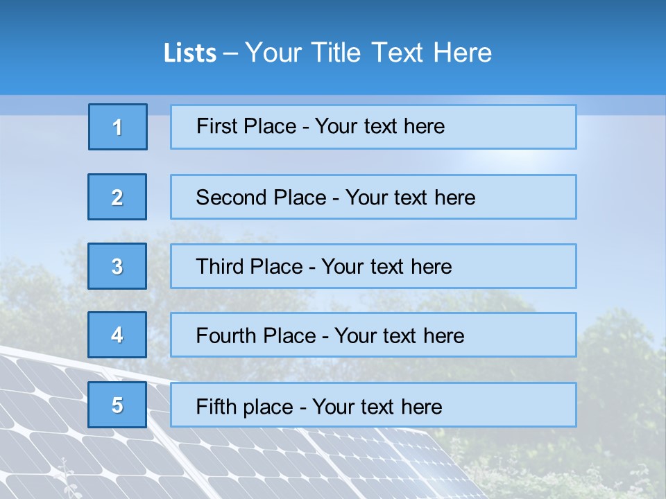 Solar Panel PowerPoint Template