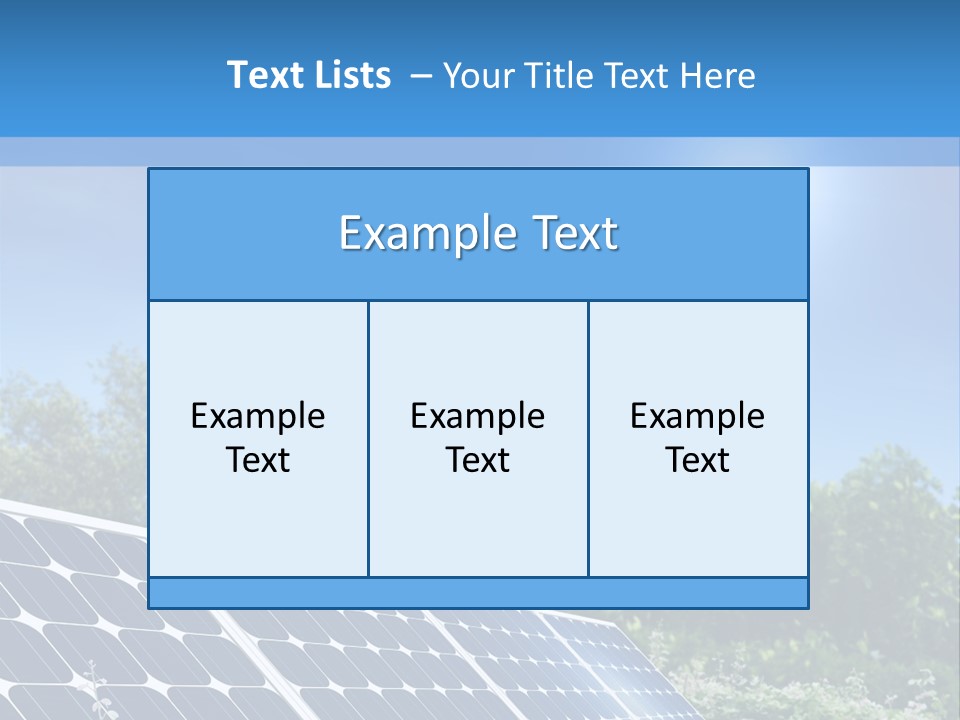 Solar Panel PowerPoint Template