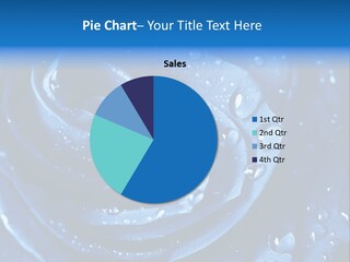 Blue Rose PowerPoint Template