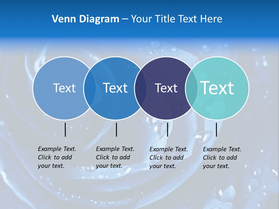 Blue Rose PowerPoint Template