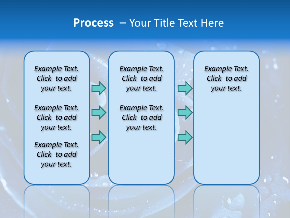 Blue Rose PowerPoint Template