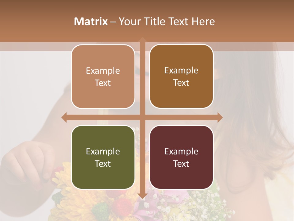 Bouquet Flower Beauty PowerPoint Template