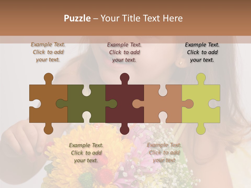 Bouquet Flower Beauty PowerPoint Template