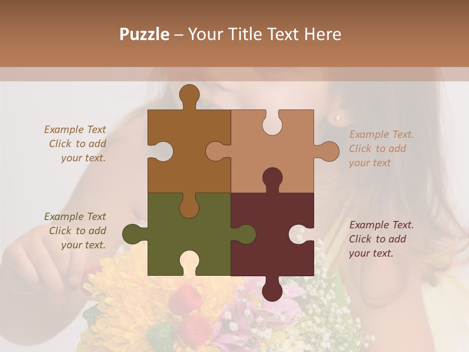 Bouquet Flower Beauty PowerPoint Template